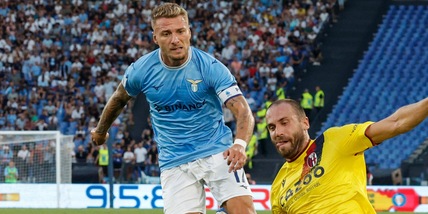 Lazio-Bologna 2-1: Immobile subito decisivo, Sarri inizia con tre punti