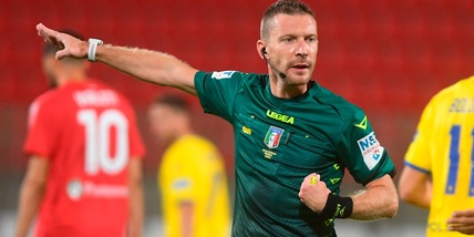 Serie B, arbitri: Perugia-Parma a Serra. Bari-Palermo a Camplone