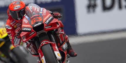 MotoGp, Gp Austria: vince Bagnaia davanti a Quartararo, out Bastianini