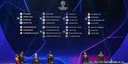Champions, i gironi: Juve col Psg, l'Inter pesca il Bayern e il Barcellona