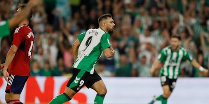 Liga, Betis in vetta a punteggio pieno: 1-0 all'Osasuna