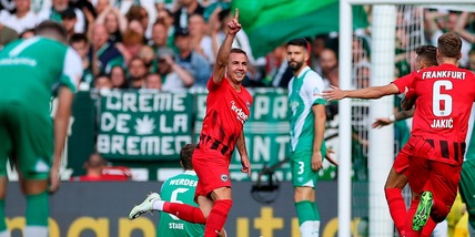 Bundesliga, poker dell'Eintracht al Werder per il primo successo