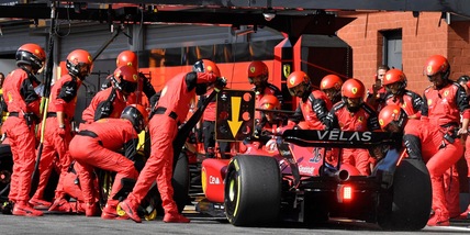 Ferrari, Rueda: "Visiera a strappo? Un giro in più e Leclerc si sarebbe ritirato"