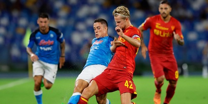 Napoli-Lecce 1-1, il tabellino