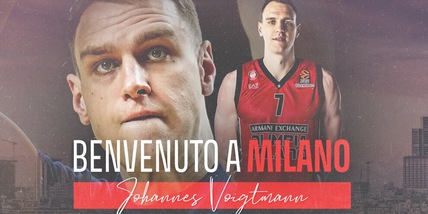Olimpia Milano, ufficiale: ecco Johannes Voigtmann