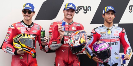 MotoGP: a Misano batte un norme cuore Rosso