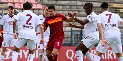 Primavera, il Toro pareggia 1-1 con la Roma: Cassano risponde a Gineitis