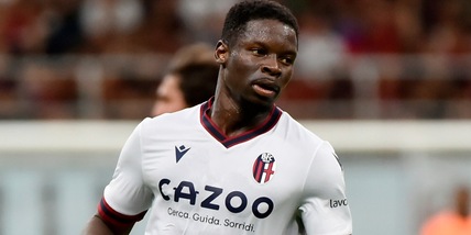 Bologna, Soumaoro fuori un mese: il comunicato