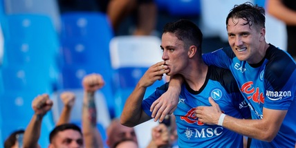 Napoli-Spezia 1-0: Raspadori spinge in vetta Spalletti