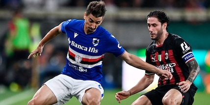 Sampdoria-Milan 1-2, il tabellino