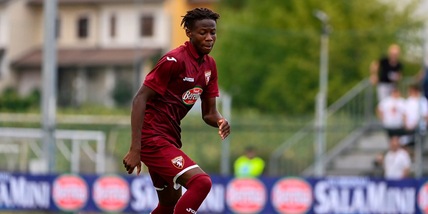 Primavera, Dell'Aquila e Njie ribaltano il Cesena 2-1: Torino in testa