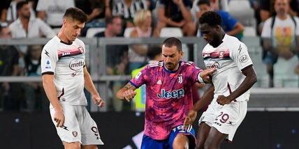 Juve-Salernitana 2-2, il tabellino