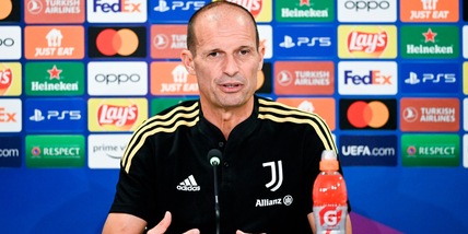Juve-Benfica, Allegri: "Di Maria recuperato. Rabiot e Locatelli out"