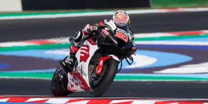 MotoGp, Gp Aragon: Nakagami in testa nel warm-up, Bagnaia undicesimo