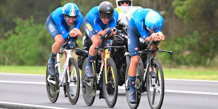 Mondiali di ciclismo: Italia d'argento nella staffetta mista