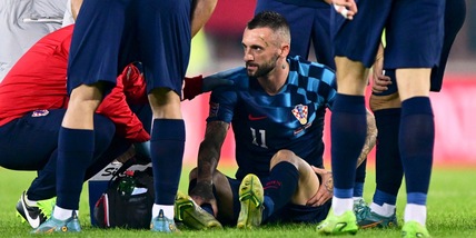 Inter, per Brozovic lesione parziale ai flessori della coscia: rischia un mese di stop