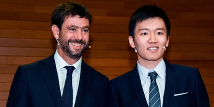 Agnelli, visita a Casa Inter da Zhang