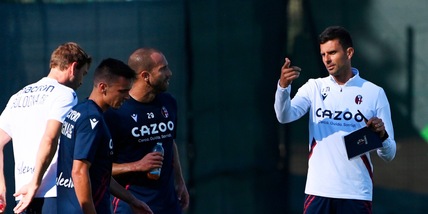 Bologna, seduta tecnico-tattica in vista della Juve. Rientrati tutti i nazionali