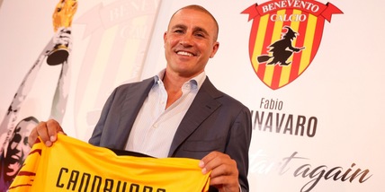 Cannavaro: la prima su una panchina italiana