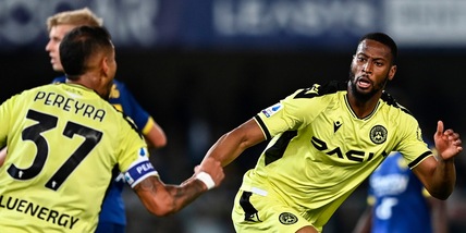 Verona-Udinese 1-2: Beto e Bijol rimontano il gol di Doig e fanno volare Sottil
