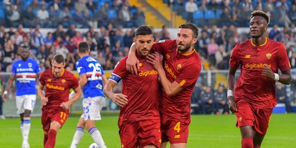 Sampdoria-Roma 0-1: decide Pellegrini su rigore