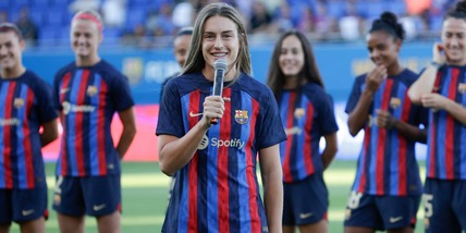 Putellas, l’ex allenatore: “È una fortuna. Aiuta tutti a migliorare”