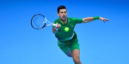 Atp Finals di Torino, Djokovic batte Tsitsipas sotto gli occhi di Allegri