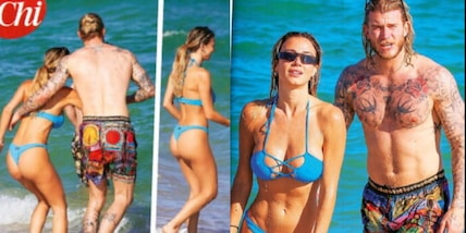 Diletta Leotta e Karius, baci appassionati e coccole in acqua