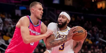 Nba, Davis esalta i Lakers: 55 punti contro i Wizards