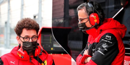 F1 Ferrari, Mekies sostituisce Binotto alla premiazione Fia