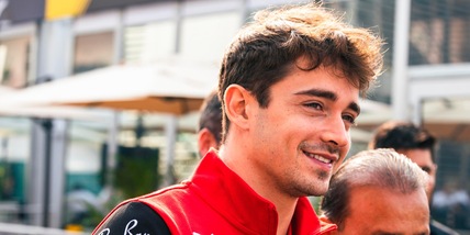 F1 Ferrari: bagno di folla per Leclerc a Fiorano