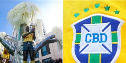 Brasile, il gesto per Pelè che commuove il mondo: cuori sullo stemma invece delle stelle