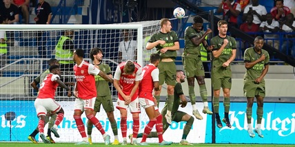 Milan battuto dall'Arsenal, a Pioli non basta il gol di Tomori