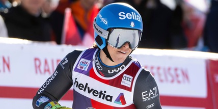 Elena Curtoni si arrende solo alla Shiffrin nel Super-G di St.Moritz. 5ª la Goggia