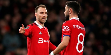 Carabao Cup, Eriksen e Rashford gol: United avanti senza Cristiano Ronaldo