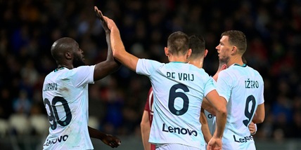 Reggina-Inter 0-2: Dzeko e Lukaku decidono il derby degli Inzaghi