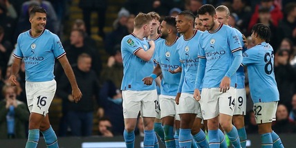 Manchester City-Liverpool 3-2: Haaland fa 24 in stagione, Guardiola ai quarti di Coppa di Lega