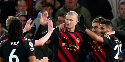 Haaland da record, il City piega il Leeds: Guardiola a -5 dalla vetta