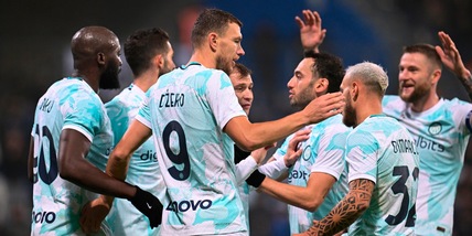 Sassuolo-Inter 0-1: decide Dzeko, Inzaghi avvisa il Napoli