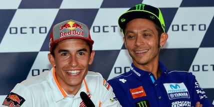 MotoGP, Marquez: "Valentino Rossi? Per batterlo l'ho preso come riferimento"