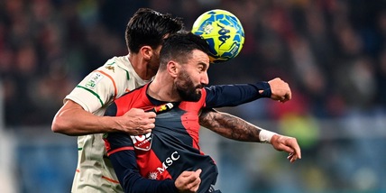 Genoa-Venezia 1-0: Coda fa volare Gilardino. Agganciata la Reggina al 2° posto