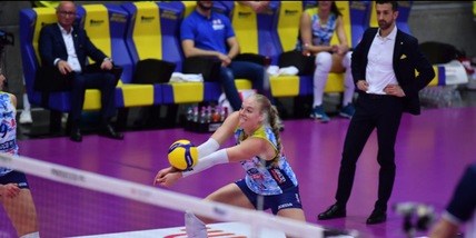 Conegliano in difficoltà nel primo set, poi doma Vallefoglia