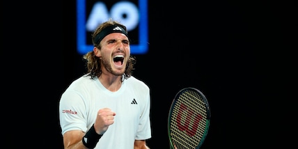 Australian Open, Tsitsipas batte Lehecka e vola in semifinale