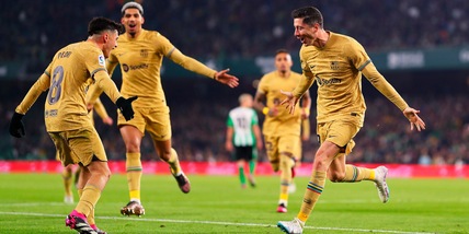 Liga, il Barcellona vola a quota 50: 2-1 in casa del Betis