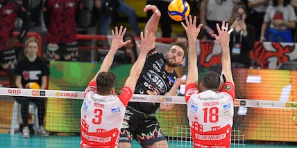 Piacenza strappa un set ma poi Perugia si prende il match