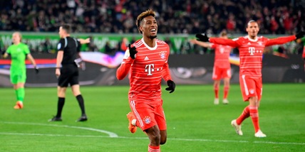 Il Bayern torna a vincere, Coman fa doppietta: poker al Wolfsburg