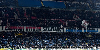 Inter-Milan, lo sfottò dei tifosi rossoneri tra Scudetto e Supercoppa