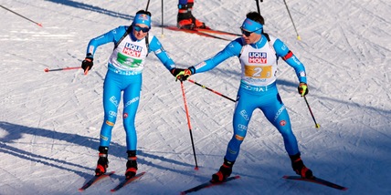 Biathlon, l'Italia conquista l'argento nella staffetta mista a Oberhof