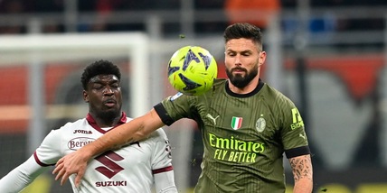 Torino, che peccato: svetta a San Siro ma il Milan ha Giroud