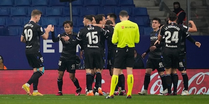 Liga, colpo esterno della Real Sociedad: tris all'Espanyol